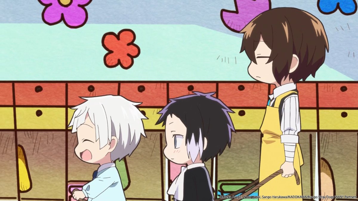 【애니플러스 x 문호 스트레이독스 멍!】 7화 스틸컷 공개🐶 '다자이 선생님~🐯 우리 애니플러스에서 #문스독멍 봐요~! 『문스독 멍!』 VOD 업데이트...