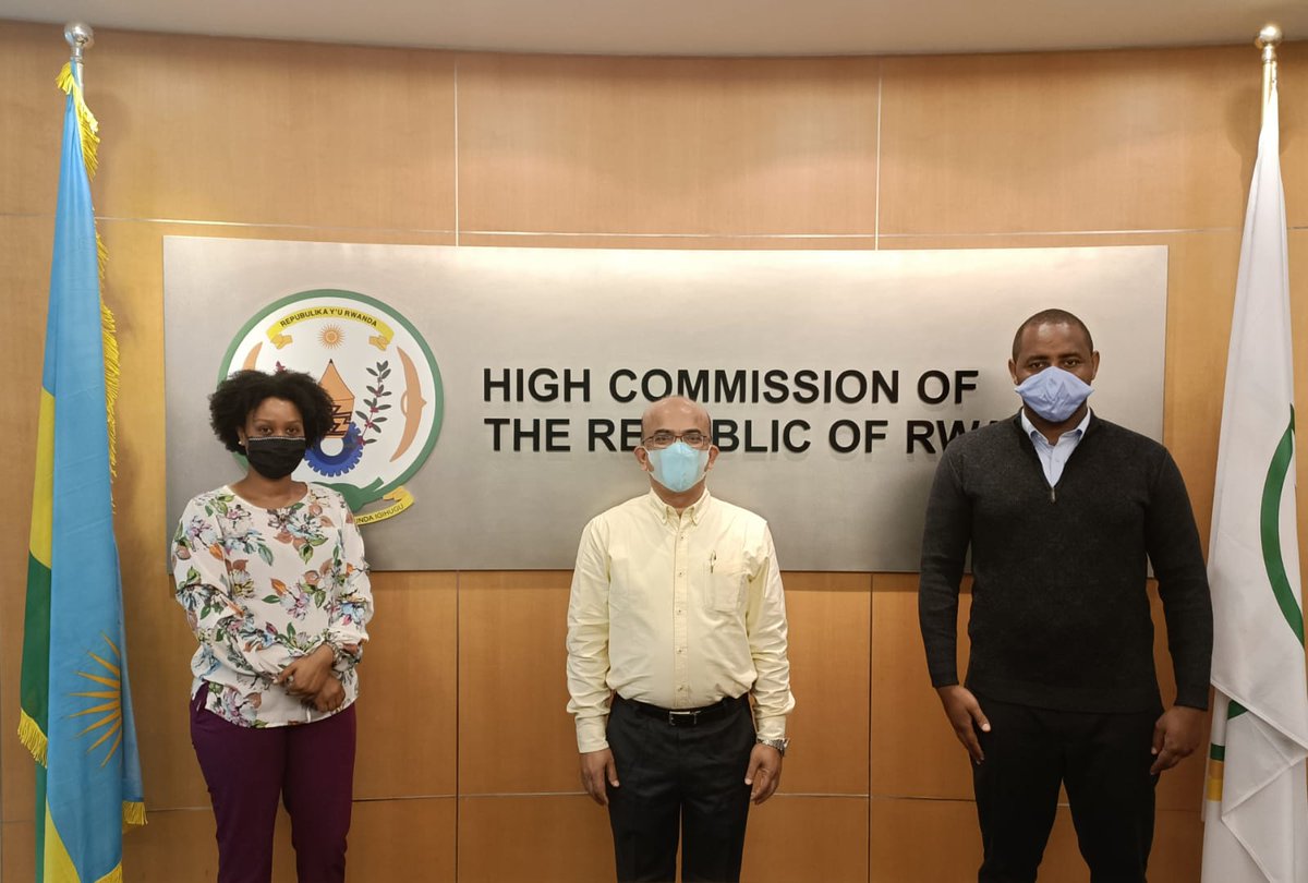 RwandaSingapore's tweet photo. High Commissioner @Jadouwihanganye met with NiveSal CEO Saikat Chowdhury to discuss on #investment in #lightmanufacturing in Rwanda. #RWoT https://t.co/QM2Y5zZuUq