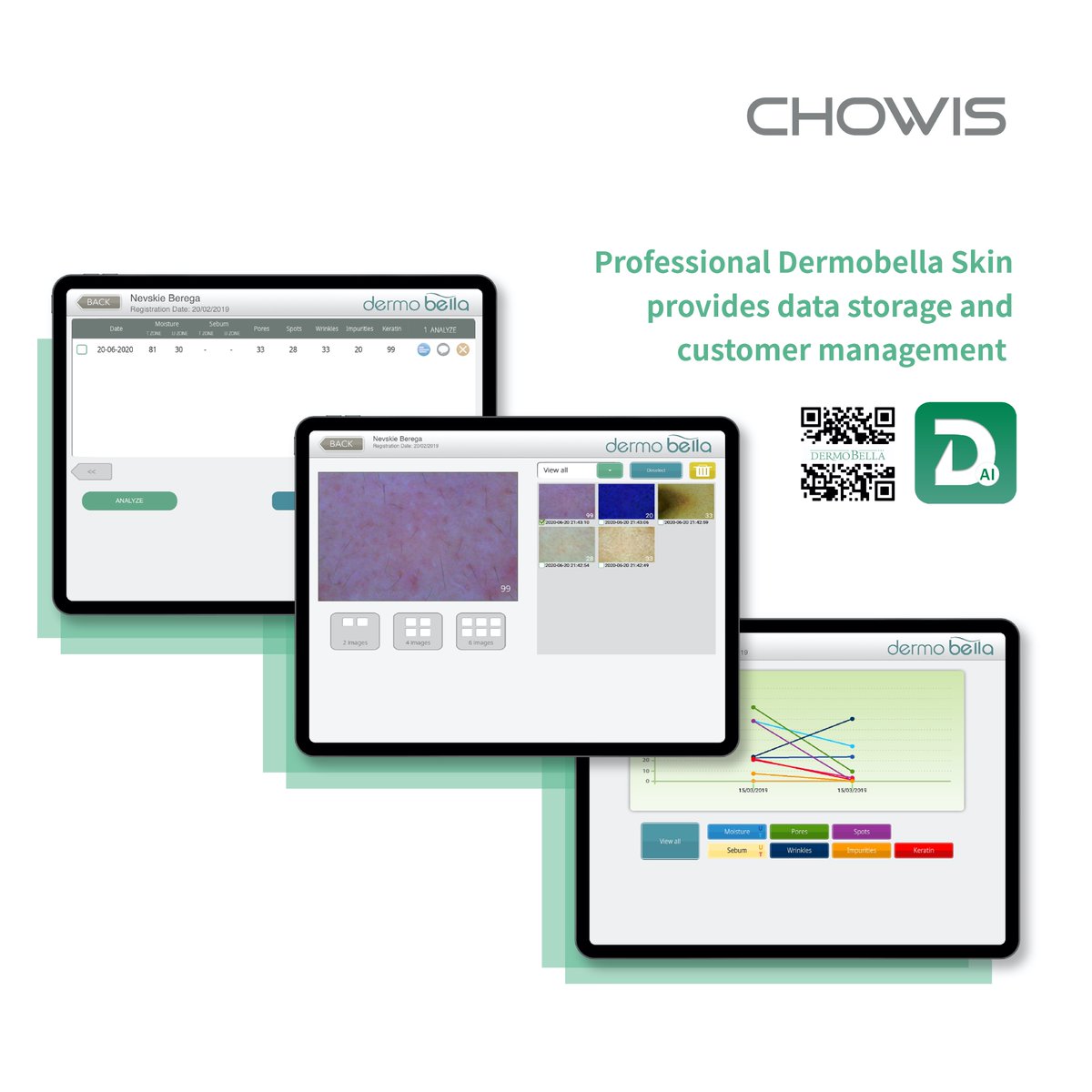 ChowisOfficial's tweet photo. Cloud-based DERMOBELLA-2,
Latest skin analysis technology developed by Chowis 🤩

If you are interested, email us at 
💌chowis@chowis.com 

https://t.co/CrQFcIIAeU 

#skinanalysisapp #skinsolutions #피부진단기 https://t.co/mRXus7uwre