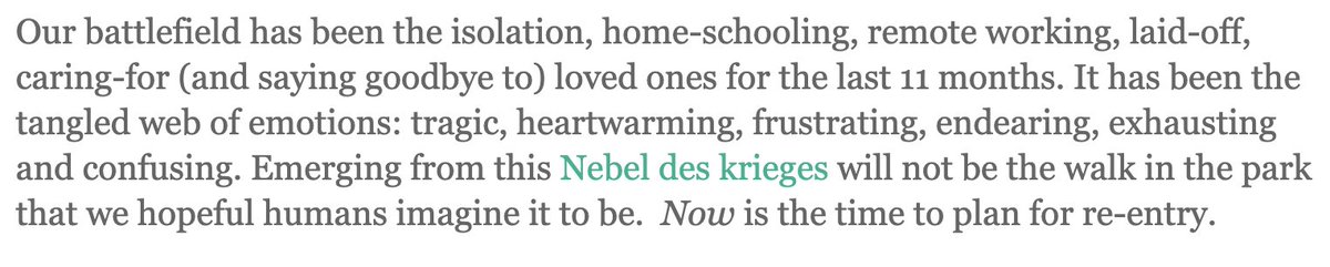 Jacob Reider (@jacobr) on Twitter photo Post Pandemic Re-Entry 
   
thehealthcareblog.com/blog/2021/02/2… Post Pandemic Re-Entry 
   
thehealthcareblog.com/blog/2021/02/2…