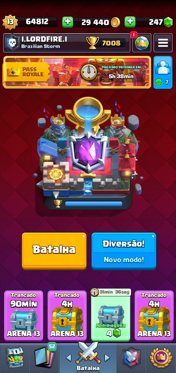 Pra quem diz que não tem como "vencer" no jogo sem gastar dinheiro, ta aí, nunca gastei nem 1 centavo... OBS:F/A em galera