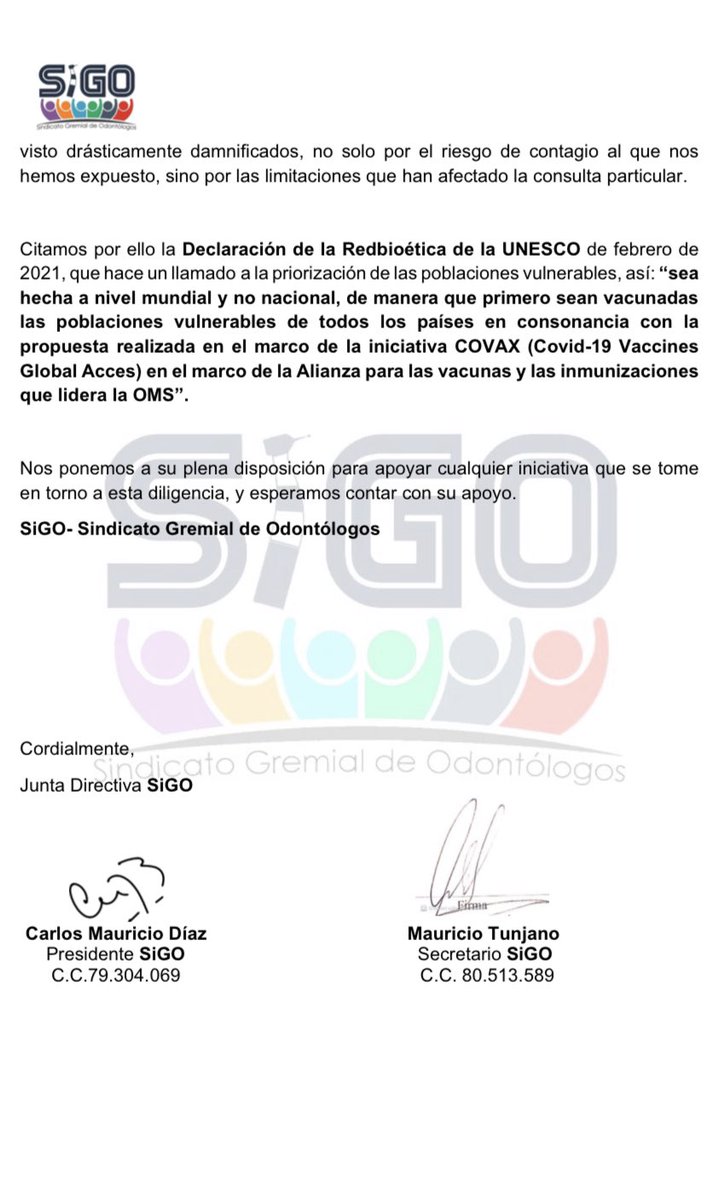 josoalajandro's tweet photo. #soyodontologo #mivacunanomevacuna @NoticiasCaracol @BluRadioCo @MinSaludCol @VickyDavilaH @BogotaET @ClaudiaLopez @vanedelatorre ministro ponga la cara https://t.co/CRquEALuqn