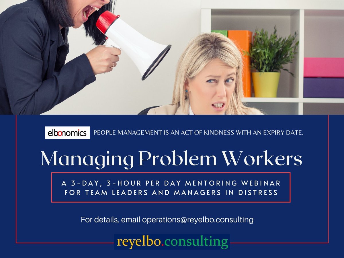 Rey_Elbo's tweet image. #problememployees #mentoringwebinar