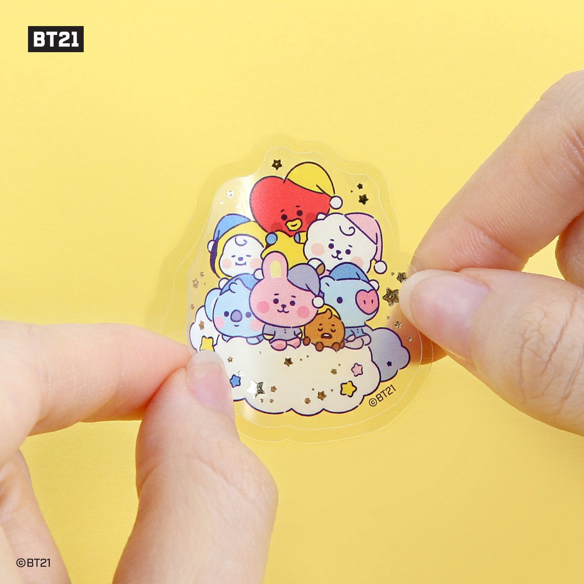 ✨BT21 FLAKE STICKER PACK DREAM✨ #모노폴리 #monopoly #BT21 #UNIVERSTAR #KOYA #RJ #SHOOKY #MANG #CHIMMY #TATA #COOKY #VAN #후레이크스티커 #조각스티커 #flakesticker #sticker...