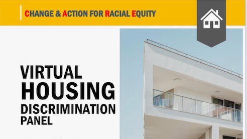 Reminder! Tomorrow, March 2nd at 7pm CT, come and join us for our second C.A.R.E. panel discussion on 'Virtual Housing Discrimination'. #care1stl #takeaction #whiteprivilege #racialequity #blacklivesmatter #justice #stlouis #education #reflection #segregation #housing #redlining