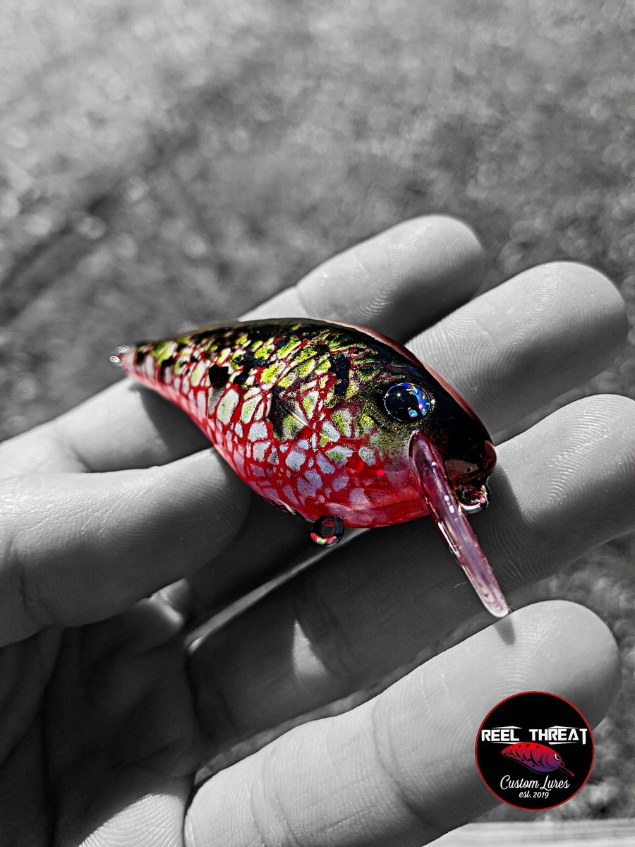 ReelThreatLures's tweet photo. #reelthreatcustomlures #customlures #customcrankbaits #fishing #bassfishing #bigbass #catchandrelease #fishinglure #basscandy #customlurepainter https://t.co/5TtHfJhAE9