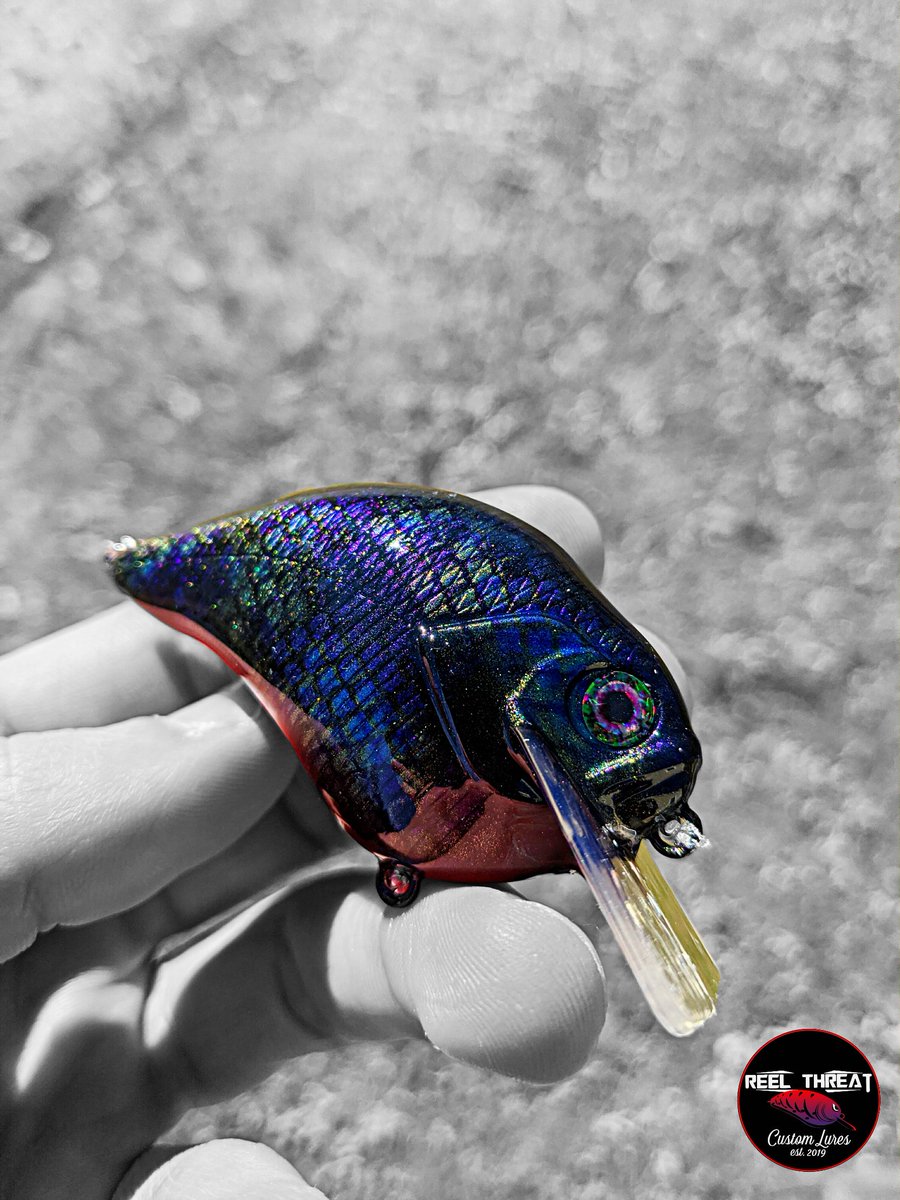 ReelThreatLures's tweet photo. #reelthreatcustomlures #customlures #customcrankbaits #fishing #bassfishing #bigbass #catchandrelease #fishinglure #basscandy #customlurepainter https://t.co/CiT7H3540Y