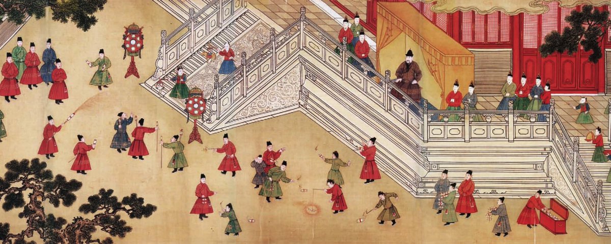 cultureCHN's tweet photo. 《明宪宗元宵行乐图》描绘的是明宪宗皇帝元宵节的各种情景。是中国明代反应传统民俗画的代表作。
"Ming Xianzong Lantern Festival Tour" depicts various scenes of Xianzong Huangdi's Lantern Festival. It is a masterpiece of traditional folk paintings in Ming Dynasty in China. 
#明 #元宵节 https://t.co/u18vHF7waY