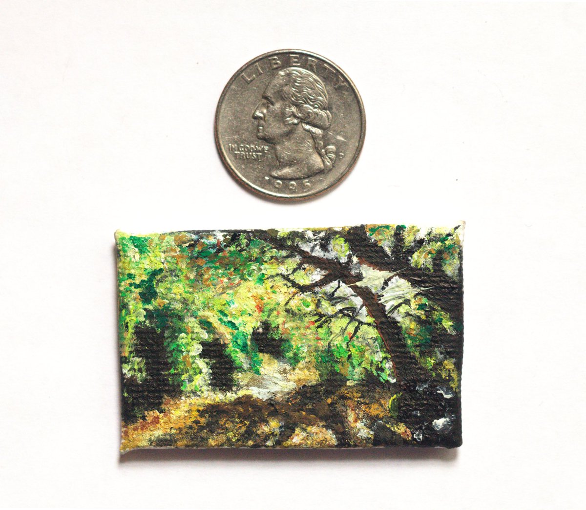 Faithklefever's tweet photo. “Calavera Trail California”
Oil on 2”x1” Mini Canvas Sold

I used to walk this trail when I was living in California. Feels like forever ago now. 

Open for commissions! 

 #artdaily #miniaturepainting #artlover   #oilpainting  #landscape #americanartist https://t.co/IdKbNzcBYh