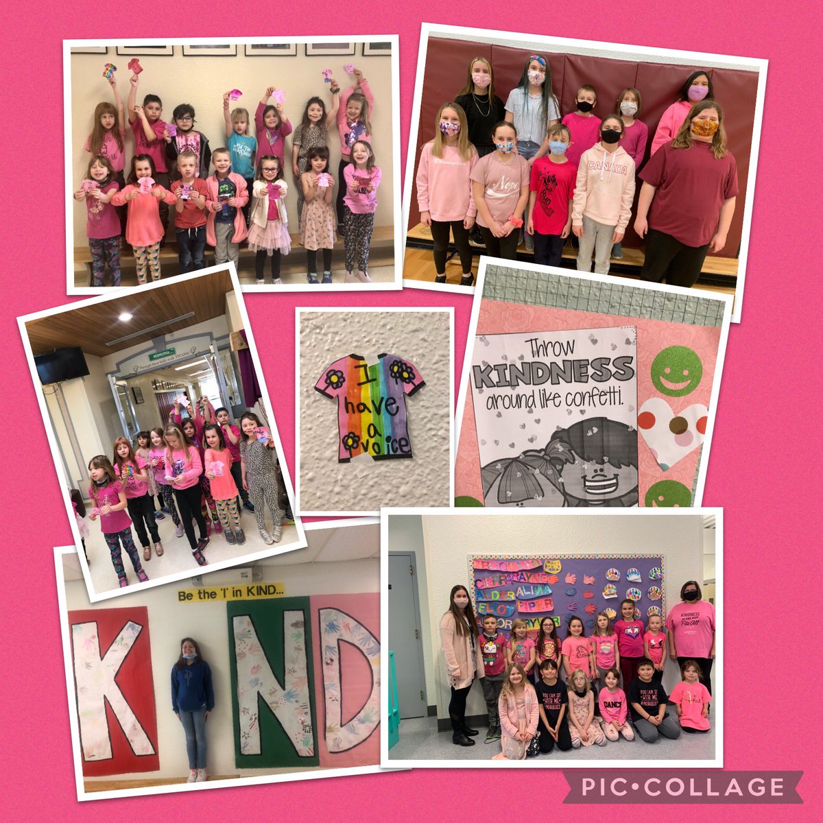 #lstitans showed up in pink today to spread kindness, not just around the school, but with kindness notes to our neighbors as well. We live our virtues of “Arising to show compassion, courage and acceptance for others”. <a href="/GSACRD/">GSACRD</a> @gsacrd_faith #gsacrdproud