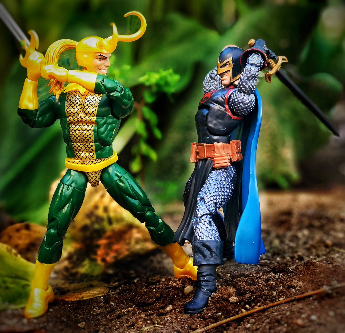 I believe in magic. #marvellegends #avengers #blackknight #loki #mcu #eternals #disneyplus #excalibur #actionfigurephotography #actionfigurephotos #toyphotography #toypics