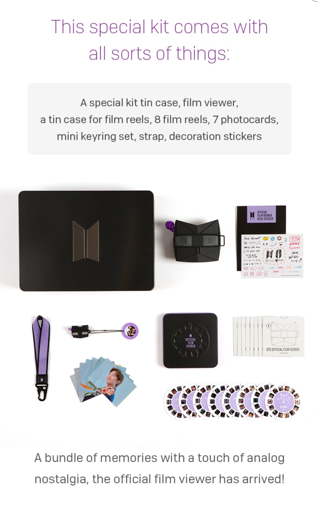 BTS OFFICIAL FILM VIEWER SPECIAL KIT⭐︎新品