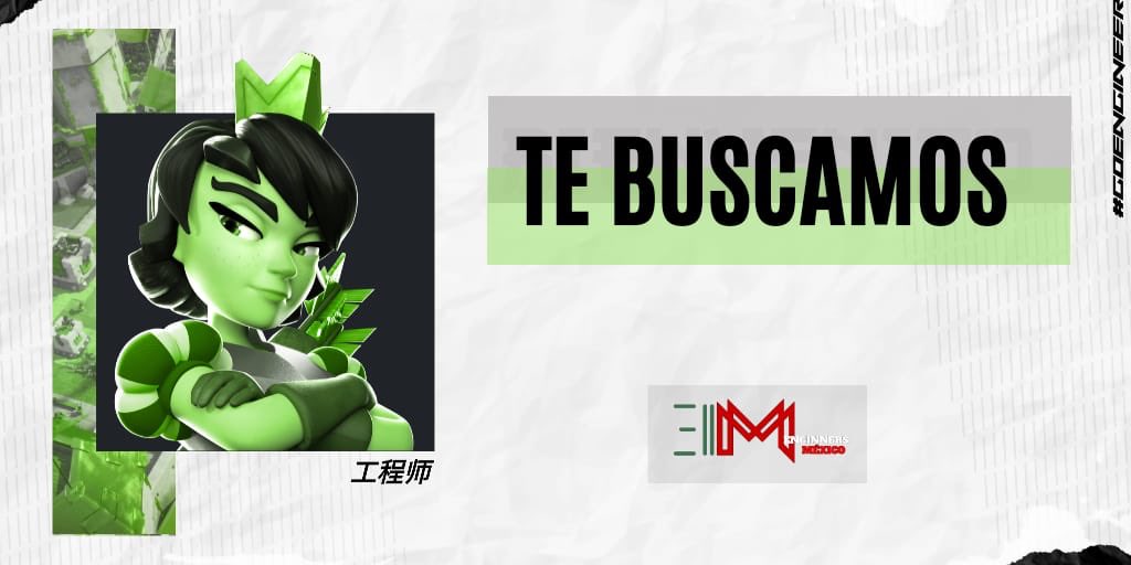 TE BUSCAMOS🥳 
Estamos en busca de un Capitán con experiencia deseable en el competitivo.
Requisitos:
🔸Manejo de discord
🔸Disponibilidad horaria
🔸Experiencia 
Contamos con un amplio roster, experimentado y con un muy buen ambiente, si estás interesado envía MD💪