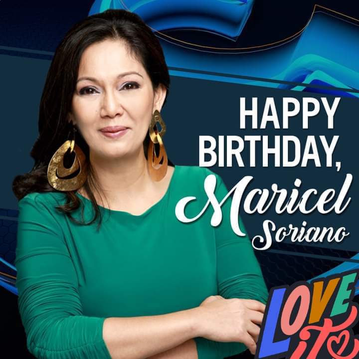 Sa nag-iisang DiamondStar, Maricel Soriano happy happy birthday! 