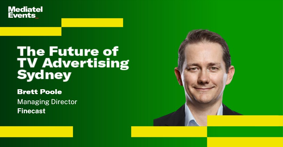 Following Doug is Brett Poole, <a href="/Finecast/">Finecast</a>'s MD. Tune in now to hear how Finecast has teamed with Seven, Nine, SBS and Ten to provide a market first for buyers who can now uniquely address audiences across Australian BVOD on Connected TV. #FTVSydney