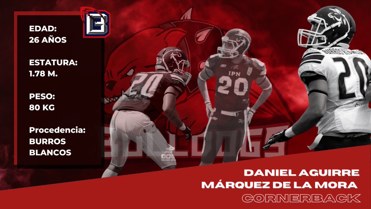 ¡BIENVENIDO A LA JAURÍA 🐶! 

Daniel Aguirre Márquez 👊

🔴 Posición: CB
⚫ Procedencia: <a href="/BurrosBlancos/">Burros Blancos IPN</a> 
🔴 Grado: Licenciado en Administración de negocios en Comunicación y Entretenimiento