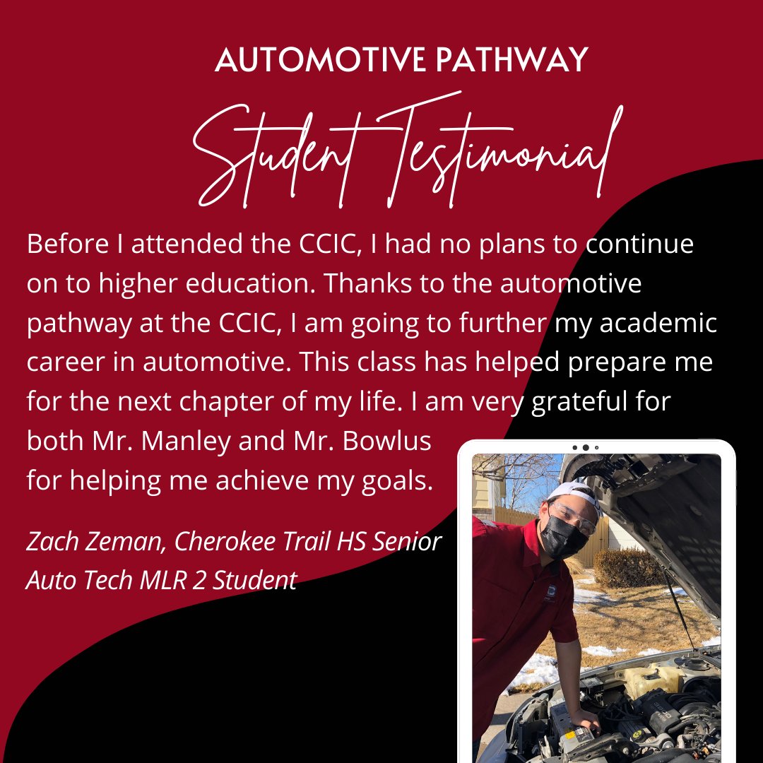 CCIC_CCSD's tweet photo. Check out these student testimonies about the Automotive Pathway courses at the CCIC!

#Automotive #studenttestimonies #CCIC #ApplyNow https://t.co/yo4bbfDmwF