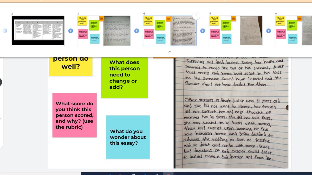 Here is a writing exercise to help students peer-review their ELPAC-style essays anonymously. I love teaching writing. 💖 #Jamboard #ELPAC #ELLs #Writing #distancelearning #Newcomers