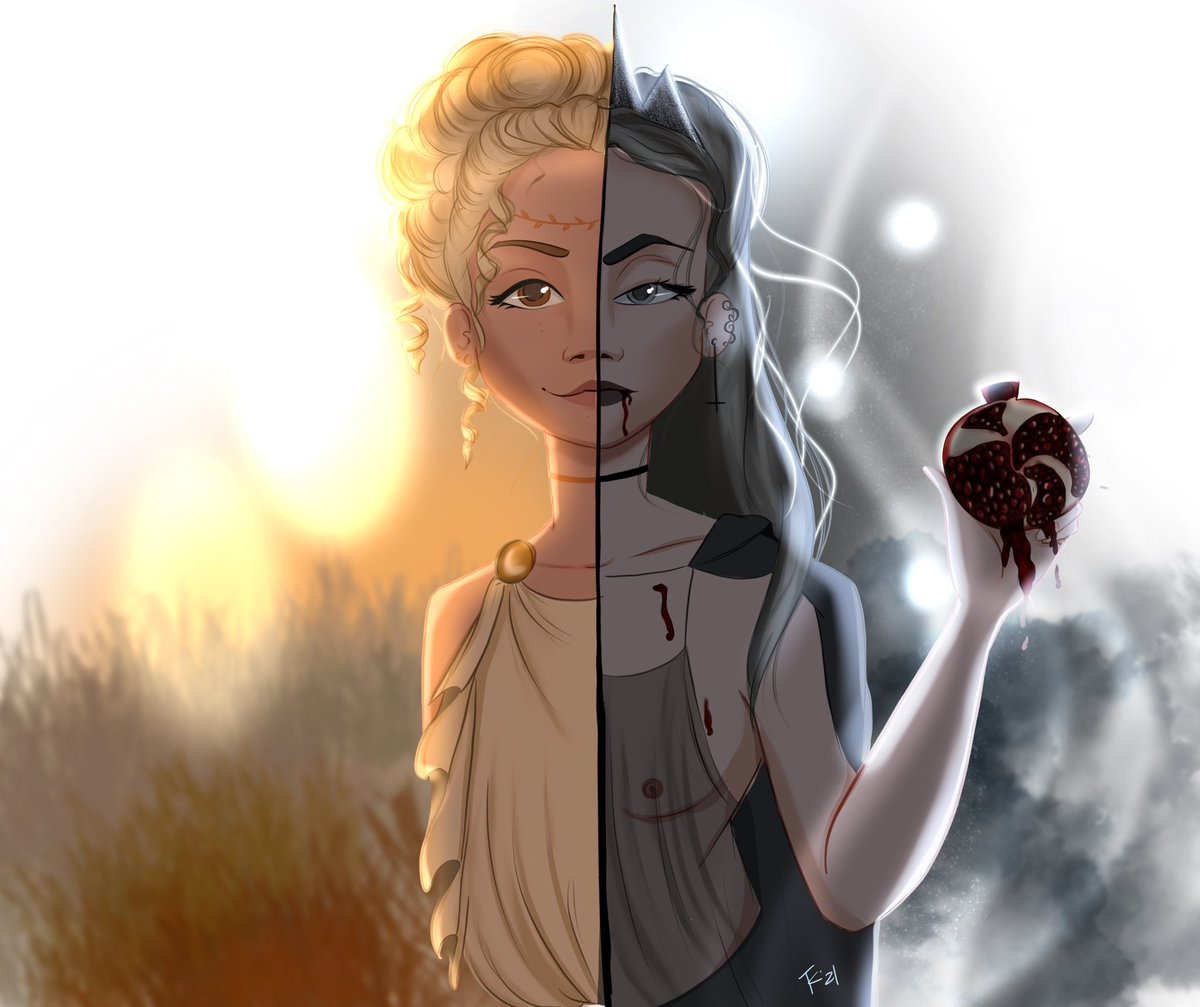 ToniKeniston's tweet photo. ‘My darling, every flower on your earth withers. What Hades gave me was a crown made for the eternal flowers in my bones.’ -Nikita Gill
#WritingCommunity #poetry #illustration #artistsontwitter #Persephone #amavoidingwriting #procreateart https://t.co/Y3SkOd3mHa