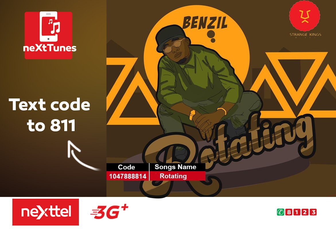 nexttel_camer's tweet photo. #BENZIL on #neXtTunes! Check out lots of call back tones today!
#callbacktones #tunes #TuneSquad #tunesday #Tunes4UToKnow #tunesdays #tuneson #TunesUp #tunesfordays #tunestunes #tunessquad #tunesaroundtheworld #tuneslover #stayconnected
#neXttel #best3GnetworkinCameroon https://t.co/267Tu6S58Q
