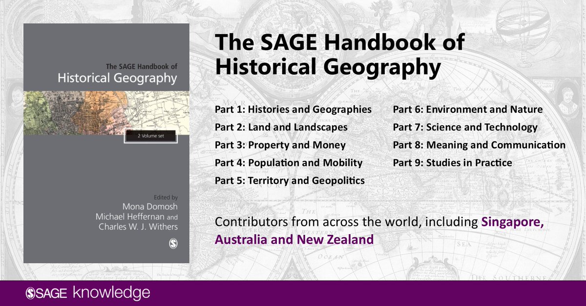 Sage_APAC's tweet photo. Provides an international and in-depth overview of the field with 49 chapters that examine the history, present condition and future significance of historical geography.
More at https://t.co/2bG3SrNaFF or email us: sapbooksmarketing@sagepub.co.uk
#SAGEpubAPAC #SAGEKnowledge https://t.co/u9z16dJ9iL