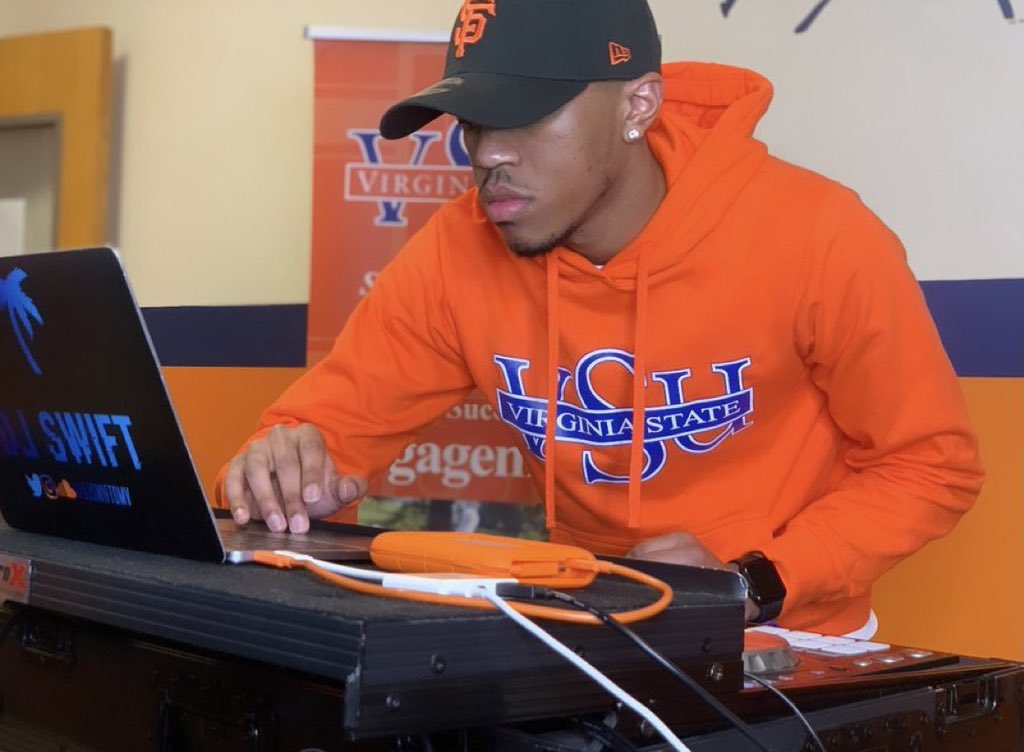 TriAlphaTerror's tweet photo. Congratulations to our Spr. 20 initiate, Michael Perry, on winning the 2021 CIAA DJ Battle @djswiftdmv 🤘🏽‼️ https://t.co/Z4VZOa8XxF