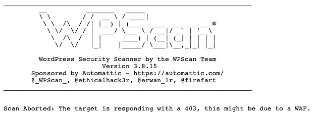 WPScan Fails via htpw