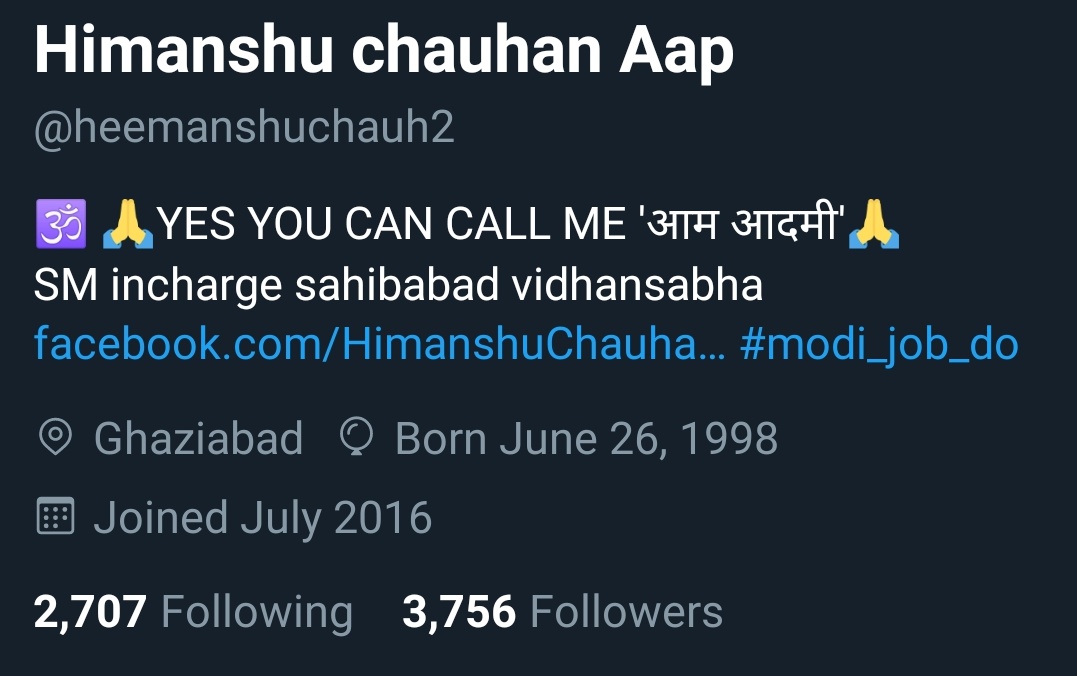 Himanshu_Aap_ tweet picture