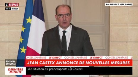 RicodelPrado2's tweet photo. "A compter de samedi et pour 15 jours, nous reviendrons vers vous dans 15 jours pour savoir ce qu'on va vous dire 15 jours après !" #Castex18h https://t.co/DRYrURZXzR