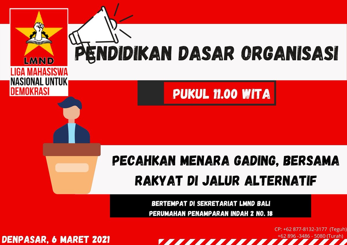 BaliLmnd's tweet photo. Contact Person: +62 877-8132-3177 (@teguhalfaijin ) 
+62 896-3486-5080 (@TurahPutra5 ) 
. https://t.co/MqAeKsiQAX