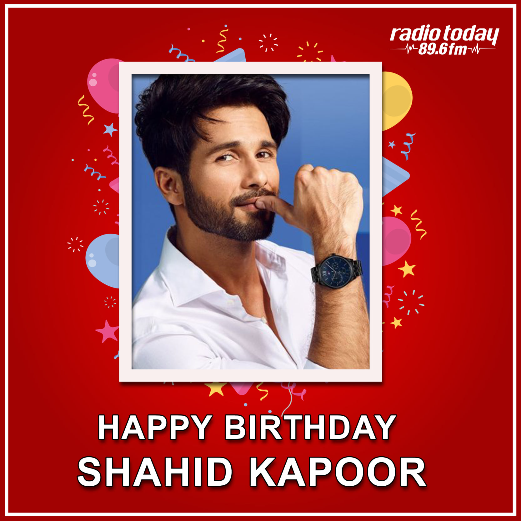 Happy Birthday Shahid Kapoor 89.6 