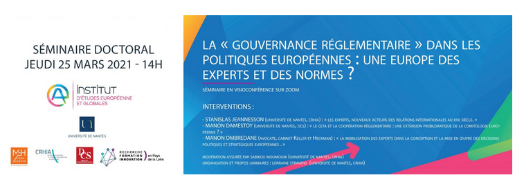 DcsLabo's tweet photo. ⏱️Save the 25/03 Séminaire doctoral La #gouvernance réglementaire dans les politiques européennes Avec la participation de Manon Damestoy @manon_damestoy @DcsLabo @FacDroitScPoNte @UnivNantes @Alliance_Europa
#politiqueseuropéennes #Europe #LibresEchanges
https://t.co/Ogmlz0c5Hv https://t.co/AD3vAkgv4r