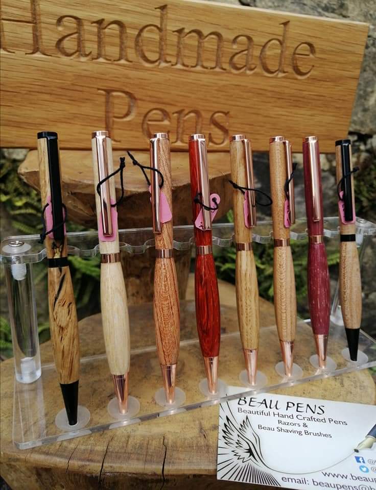 beaupensuk's tweet photo. Hi 👋all
These are a small selection of our Handmade slim wood Ballpoint Pens all Handcrafted by ourselves-@beaupensuk in our Lancashire workshop 
https://t.co/m1gYtliSEE 
These take cross style refills 
Thank you for looking , https://t.co/5Cz2xRdlnr