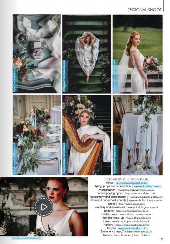 Full of seasonal details, this styled shoot showcases an English country garden wedding. Head to page 81 of issue 47 for the full shoot. Get your free download at yourbristolsomerset.wedding/free-download 

Image: photographybychantel.co.uk

<a href="/CourtCrowcombe/">Crowcombe Court</a> @VF_Accessories <a href="/nikimullard/">Nikki Mullard</a>