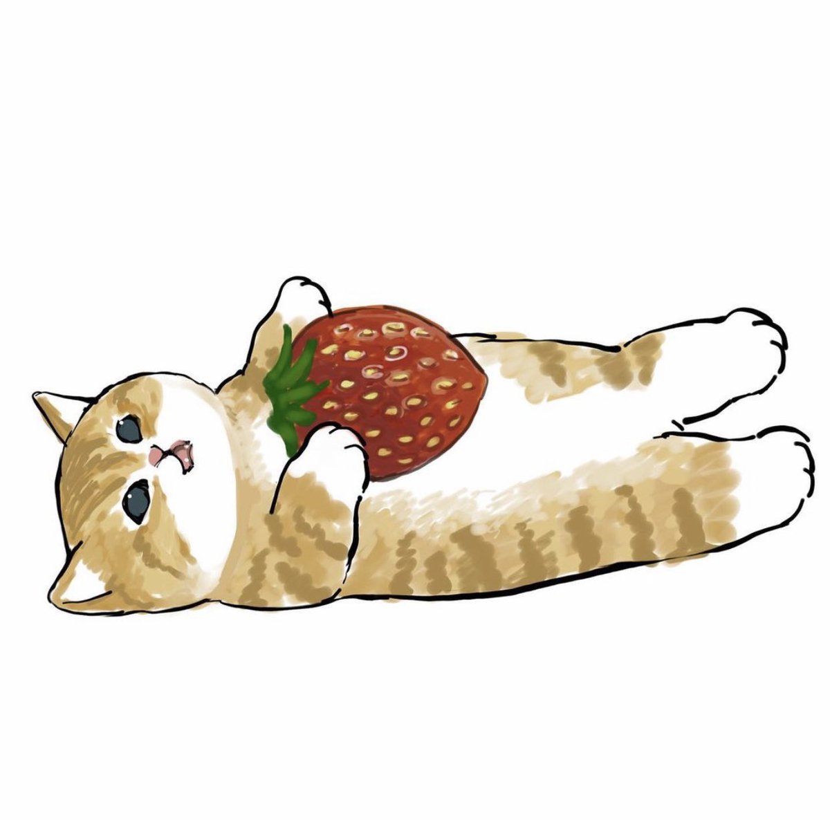 mofusand's tweet photo. 💗🍓love strawberry🍓💗
#cats #mofusand #mofu #sand #strwaberry #fruit #cat #lovely #cutecat #hungry #lunch #animation #anime #catanimation #hungrycat #catanime #love #lovecats #lovecat https://t.co/ElZJFSB5vM