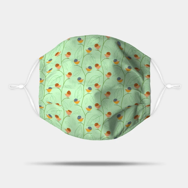beads_jam's tweet photo. #TeePublic #birds #abstract #animal #bird #branches #cartoon #leaves #nature #seamlesspattern #spring #summer #tree #wild #greenbackground #facemask #kidsmask #printedmask #Masks Check out this awesome design on @TeePublic! https://t.co/Zdl1QObkEG https://t.co/NdEqlBdOz4