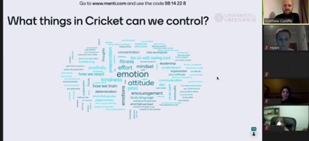 KentCAGSquads's tweet image. A fantastic Sports Psychology Workshop delivered online last night by Matthew Cunliffe to the older age group girls and coaches  #controllables #confidence #you #core 🧠

Follow Matthew on Instagram.com/the_performanc…