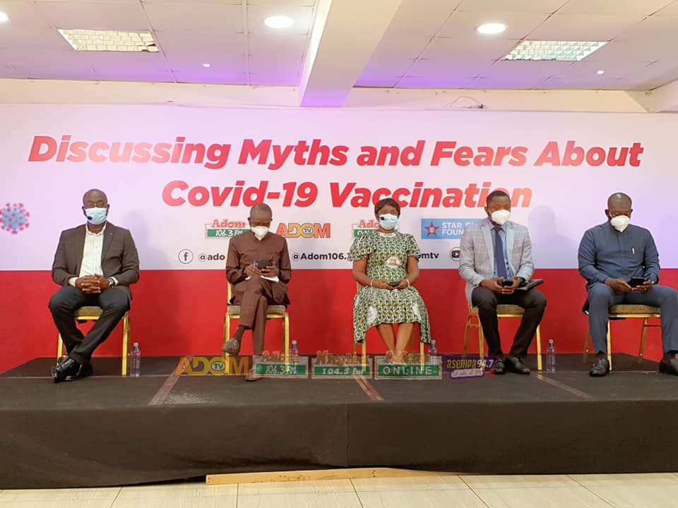 nhyira1045fm's tweet image. The Vaccine Conversation: Discussing the myths and fears about Covid-19 vaccination. 

#VaccineConvo #Adom1063fm #COVID19