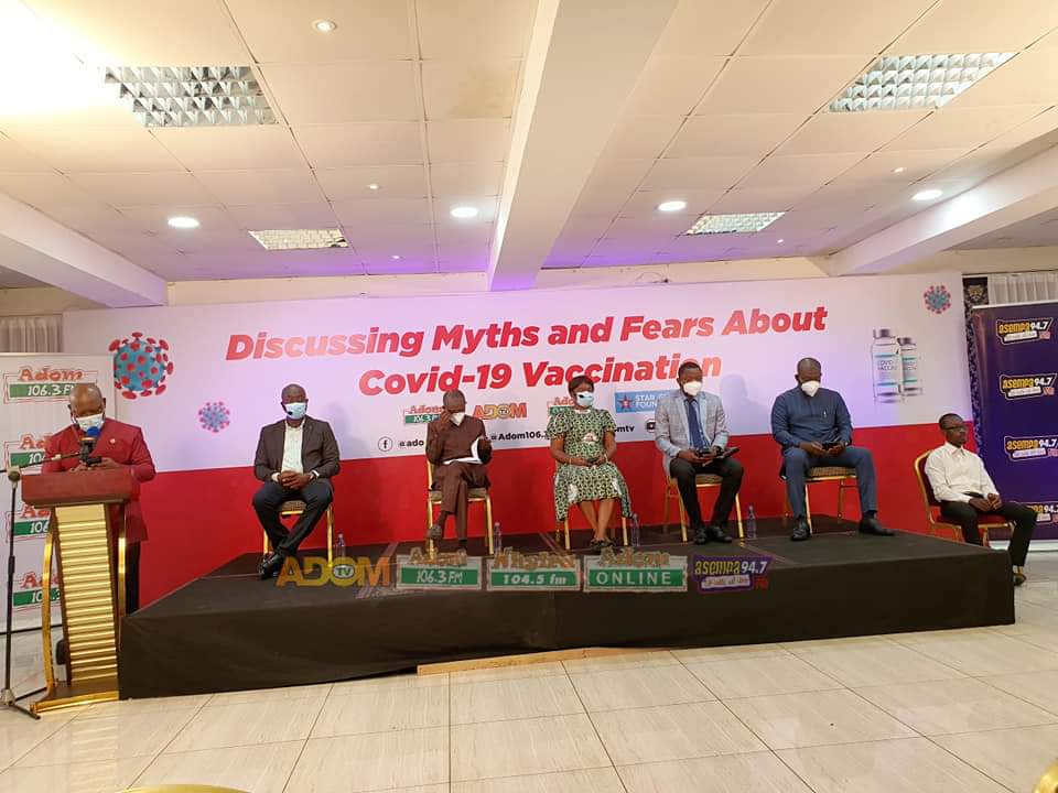 nhyira1045fm's tweet image. The Vaccine Conversation: Discussing the myths and fears about Covid-19 vaccination. 

#VaccineConvo #Adom1063fm #COVID19