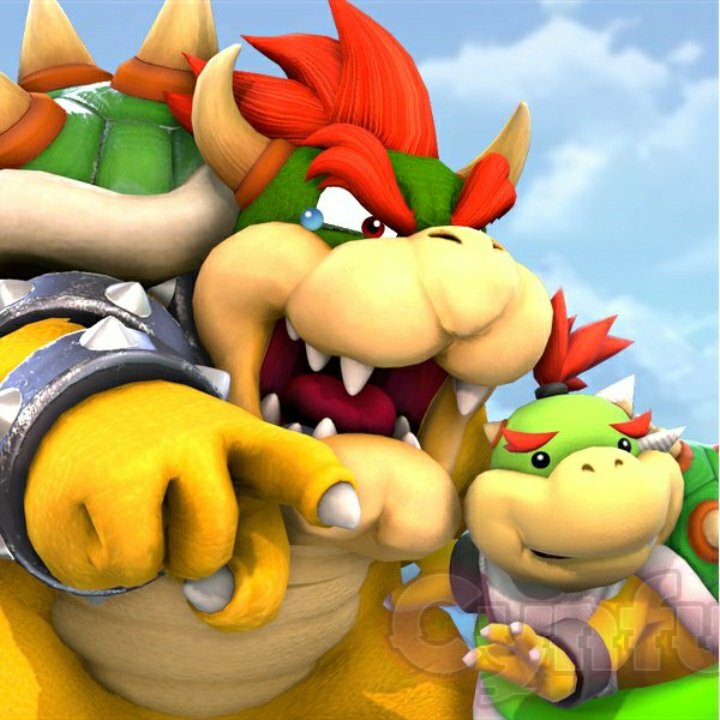 Bowser is on the nice list for being a good father! 