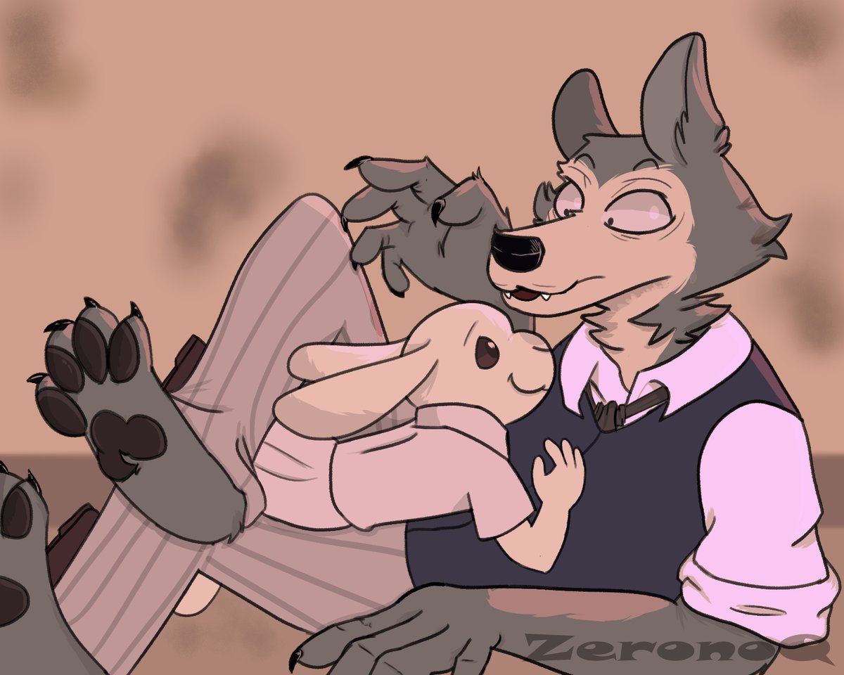 ZeronoQ's tweet photo. Here a fanart of beastars! It was fun to drew it!
#beastars #fanart https://t.co/SyxzBaSkBX