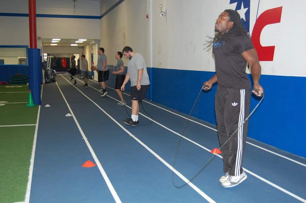 TropicalBowlUSA's tweet image. Had to checkout our long time trainer Arlan Johnson's new Madness Training facility in Philly. 13 years we brought everyone with us from coaches to former players! #WeRDifferent #TeamSPIRAL