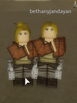 Ashbaasin's tweet photo. had fun with my cousin today, it has been a long time since i played Roblox, anyways floating titan https://t.co/JBLLZtkS0M