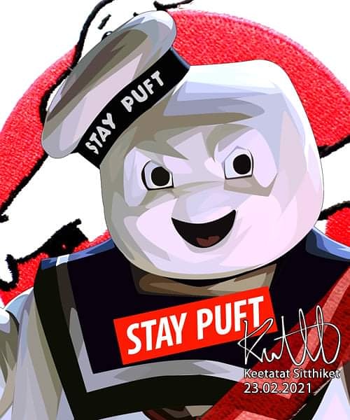 Famous Pop Art Japan Stay Puft Famouspopart Famouspopartjapan Keetatat Keetatatsitthiket Popart Art Homedecoration Homedecor Decor Decoration Creation Cool ポップアート ポップアートパネル アート ホームデコレーション