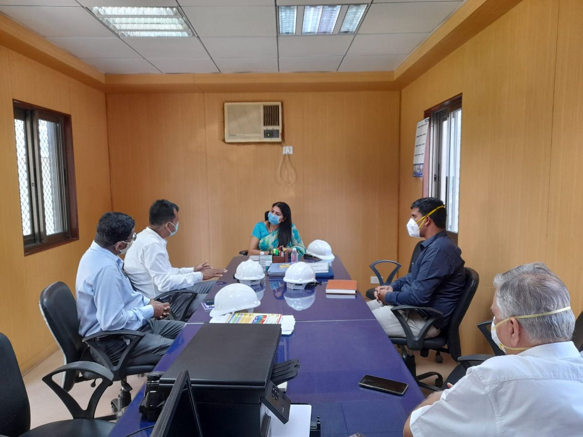 cgstraigad's tweet photo. Plantation work has also been started at the site. Subsequently, the commissioner has chaired a meeting with NBCC officials. Various agenda points have been discussed and suitable instructions have been given.@cbic_india @cgstmumbaizone https://t.co/LOAMn0pdpJ