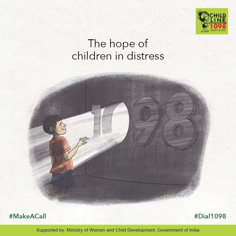 GVS_BARMER's tweet photo. CHILDLINE comes to the rescue for any child in distress and brings hope. Dial our toll-free helpline number 1098.

#Childline1098 #Rescue #ChildSupport #ChildrenWelfare #ChildInDistress #ChildDevelopment #ChildSafety https://t.co/DvvnDucYJO