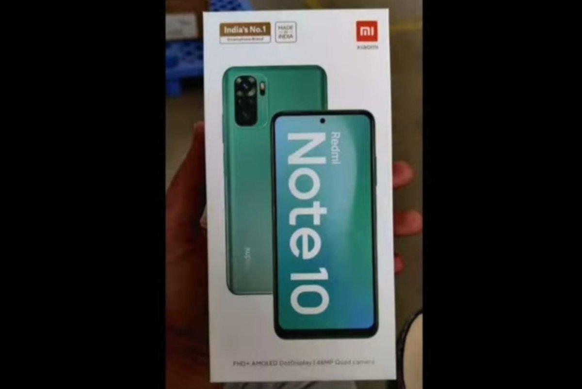 ankushtechy's tweet photo. Redmi Note 10 retail box got leaked.
#RedmiNote10 #thundertech #Redmi9T https://t.co/LlfgadCKdp