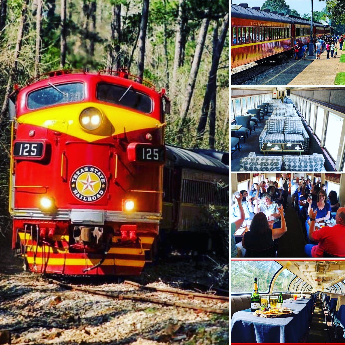 🎶I hear the train a comin', she’s rolling round the bend!🎶
Come and join us for a fun filled adventure through The East Texas Piney Woods!   Season opens March 13, 2021!   Get your tickets now at TexasStateRailroad.net #Travel #tourism #adventure #wine