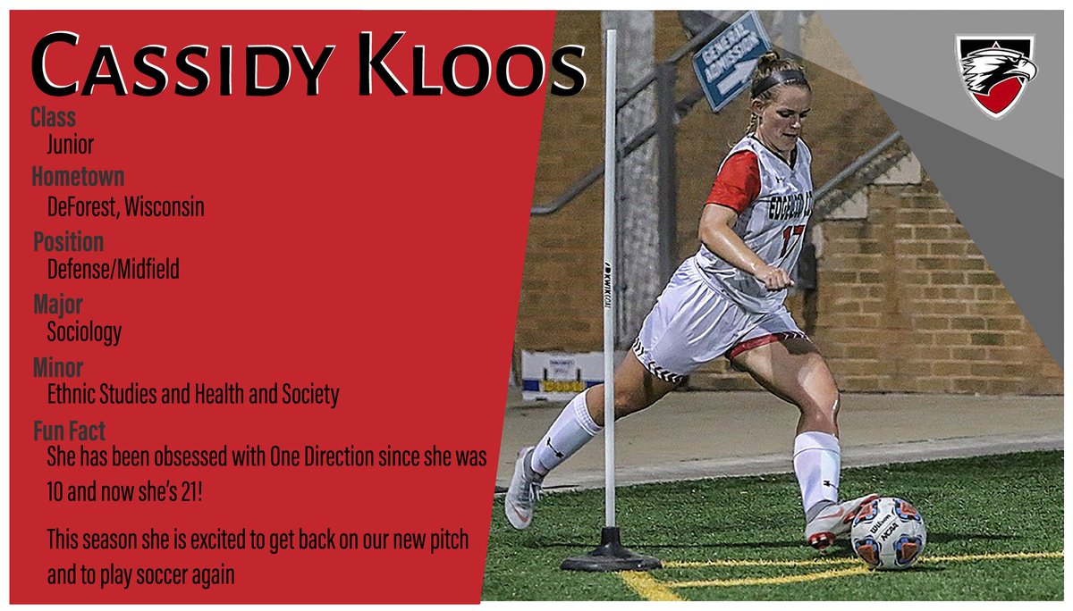EC_WSOC's tweet photo. Introducing... The 2020/2021 Women's Soccer Team!
β½π¦
Next up, Cassidy Kloos
.
.
.
#edgewoodcollege #eagles #tweagles https://t.co/gEhghqFDId