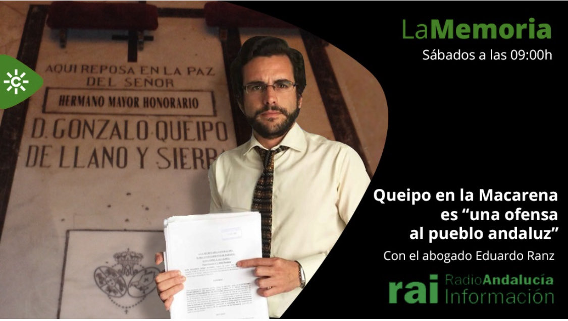 Muchas gracias a Radio Andalucía Información, RAI y a Rafael Guerrero por la entrevista sobre la memoria